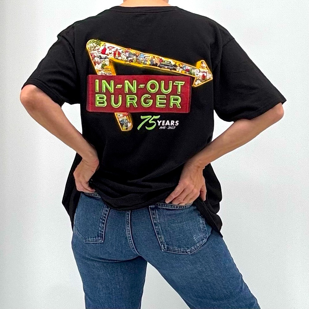 In-N-Out Burger 2024 75th Anniversary Tee Shirt Unisex
